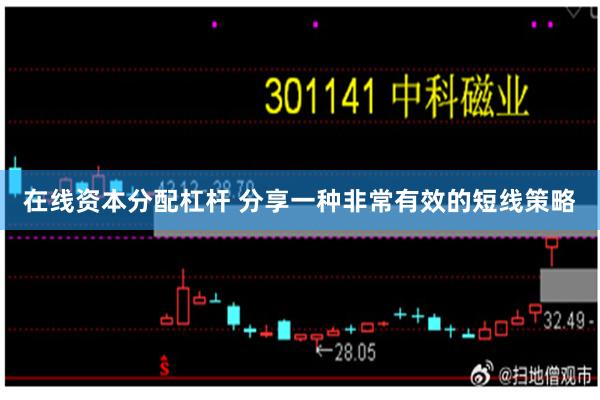 在线资本分配杠杆 分享一种非常有效的短线策略