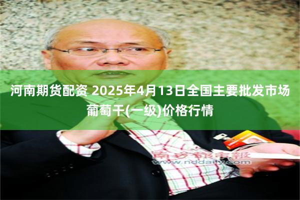 河南期货配资 2025年4月13日全国主要批发市场葡萄干(一级)价格行情